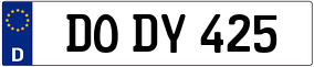 Truck License Plate